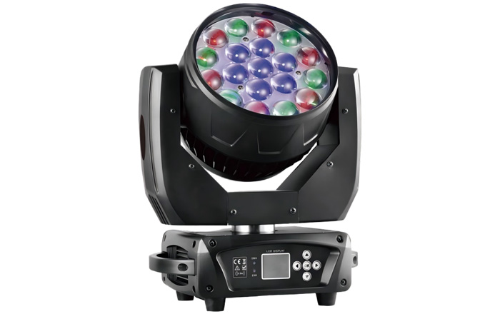 19颗全彩LED摇头染色灯19PCS LED