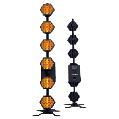 6 Vertical Strips Retro Lights