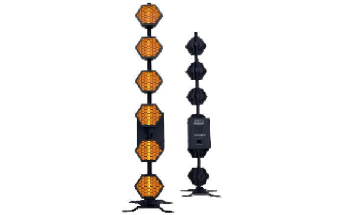 6颗竖条复古灯6 Vertical Strips Retro Lights