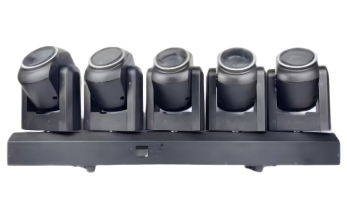 无极龙卷风 5颗80W摇头灯Wujin Tornado  5 units of 80W rotating spotlights.